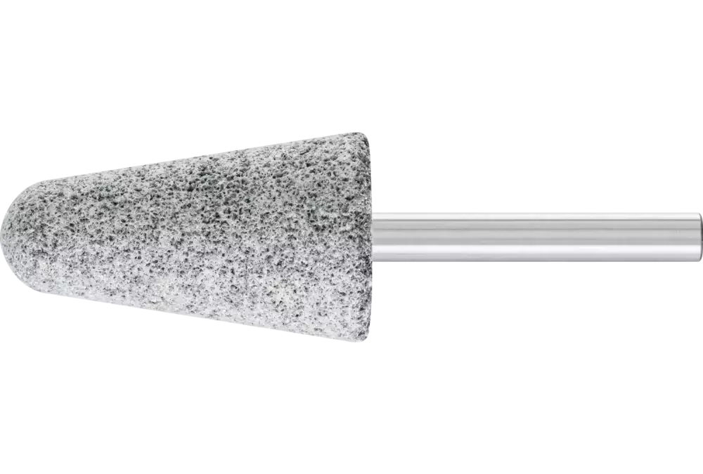 Ściernica trzpieniowa CAST EDGE stożkowa Ø 25 × 45 mm trzpień Ø 6 mm SIC30 do żeliwa szarego i sferoidalnego 1