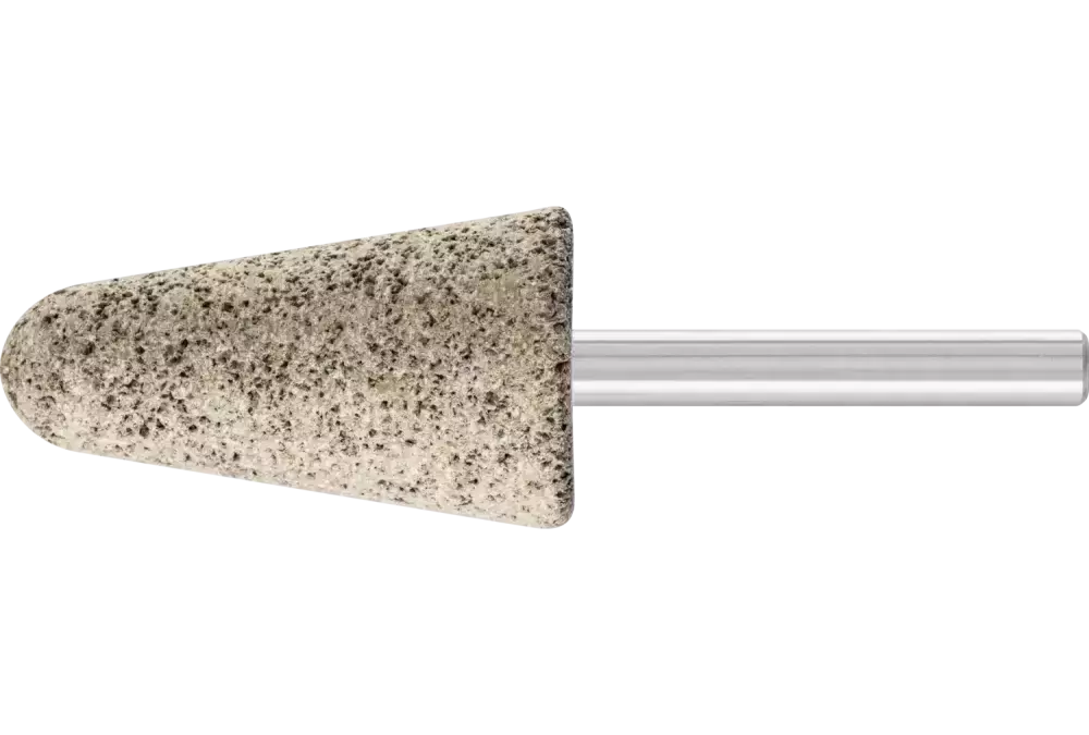Ściernica trzpieniowa INOX EDGE stożkowa Ø 25 × 45 mm trzpień Ø 6 mm A30 do stali nierdzewnej 1