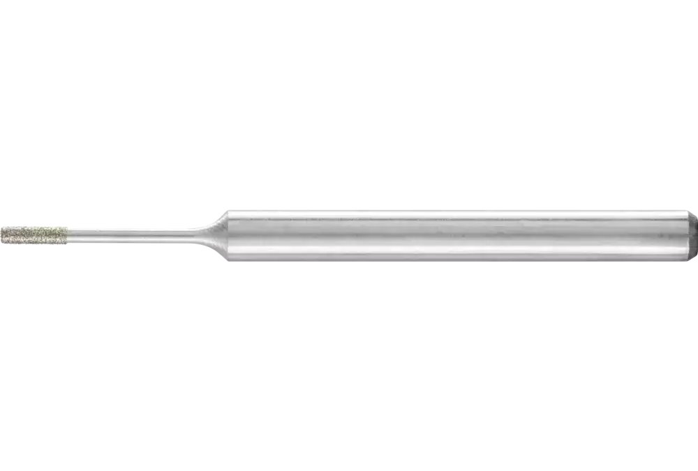 Diamentowa ściernica trzpieniowa cylindryczna Ø1,0 mm, trzpień Ø3 mm D64 (drobna) do szlifowania otworów/łuków 1