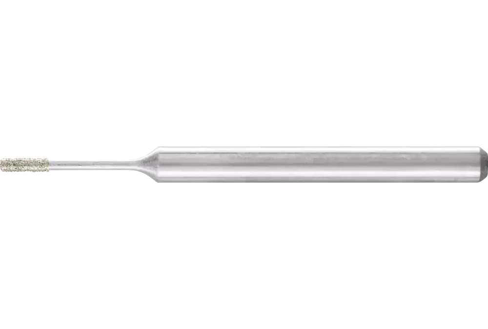 Diamentowa ściernica trzpieniowa cylindryczna Ø1,2 mm, trzpień Ø3 mm D126 (średnia) do szlifowania otworów/łuków 1