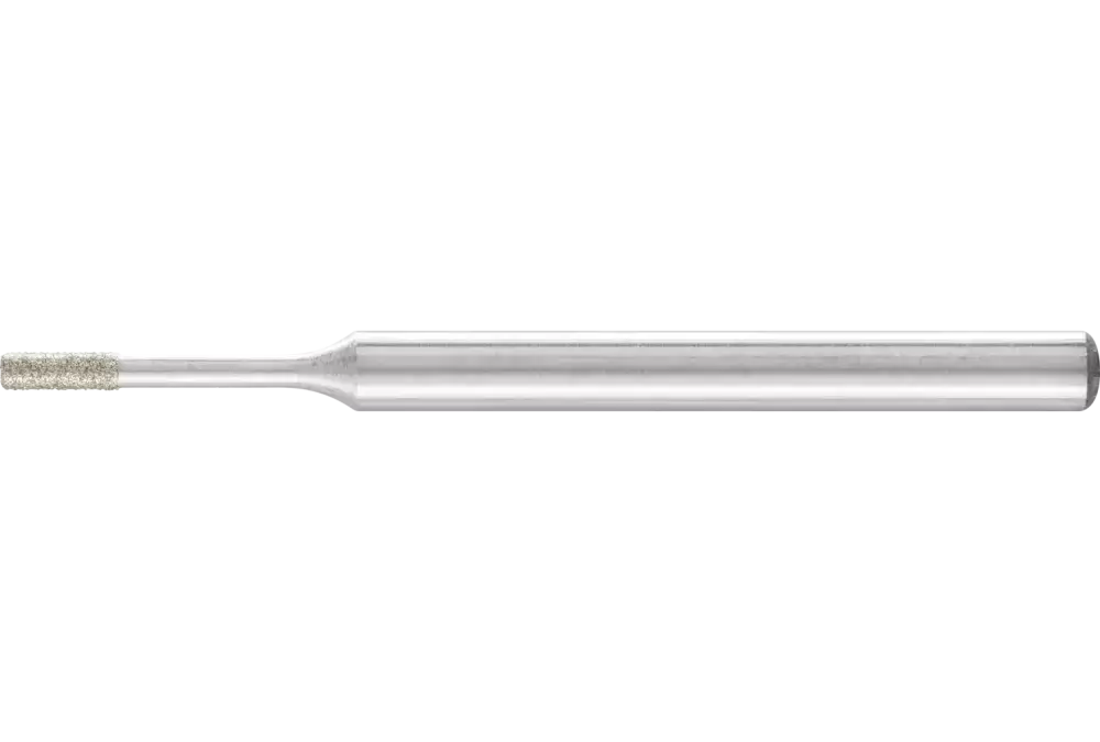 Diamentowa ściernica trzpieniowa cylindryczna Ø1,4 mm, trzpień Ø3 mm D64 (drobna) do szlifowania otworów/łuków 1