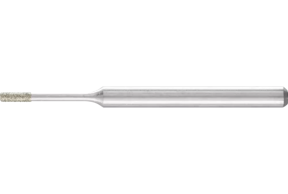 Diamentowa ściernica trzpieniowa cylindryczna Ø1,4 mm, trzpień Ø3 mm D91 (drobna) do szlifowania otworów/łuków 1