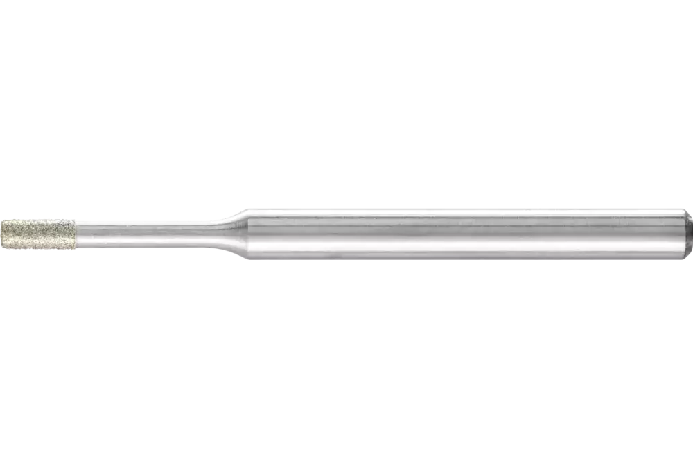 Diamentowa ściernica trzpieniowa cylindryczna Ø1,8 mm, trzpień Ø3 mm D91 (drobna) do szlifowania otworów/łuków 1