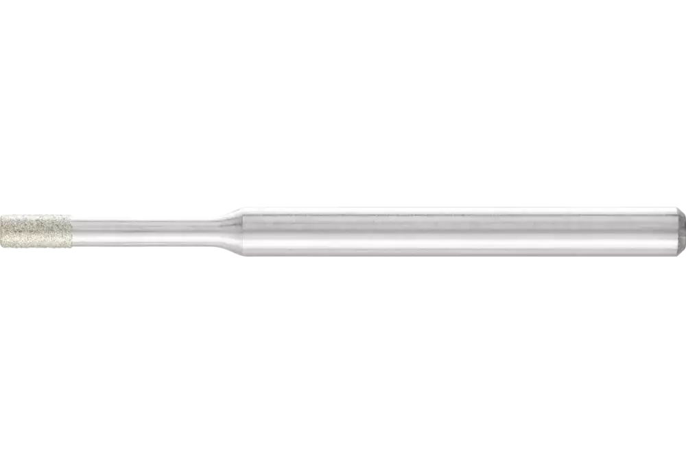 Diamentowa ściernica trzpieniowa cylindryczna Ø2,0 mm, trzpień Ø3 mm D64 (drobna) do szlifowania otworów/łuków 1