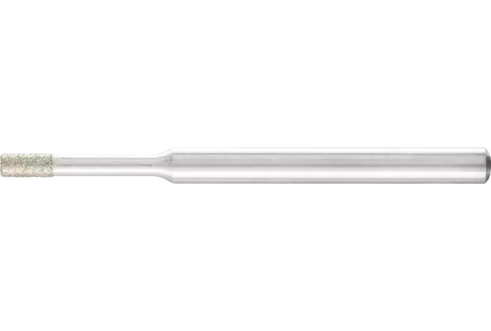 Diamentowa ściernica trzpieniowa cylindryczna Ø2,0 mm, trzpień Ø3 mm D91 (drobna) do szlifowania otworów/łuków 1