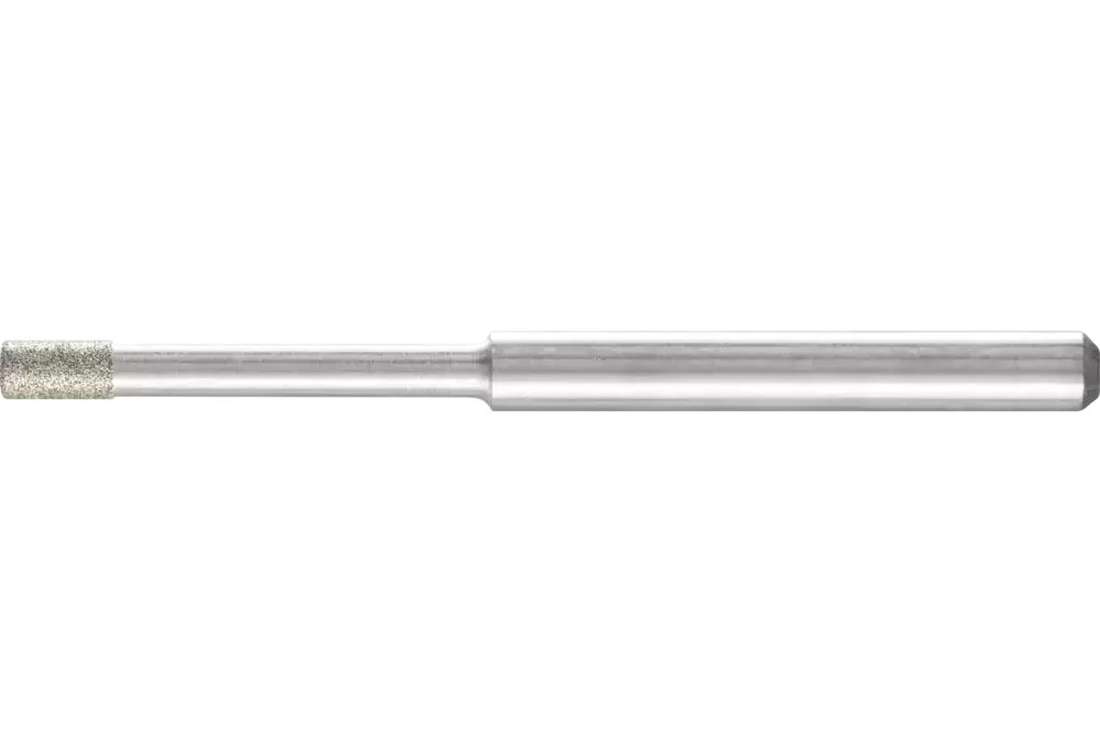 Diamentowa ściernica trzpieniowa cylindryczna Ø2,2 mm, trzpień Ø3 mm D91 (drobna) do szlifowania otworów/łuków 1
