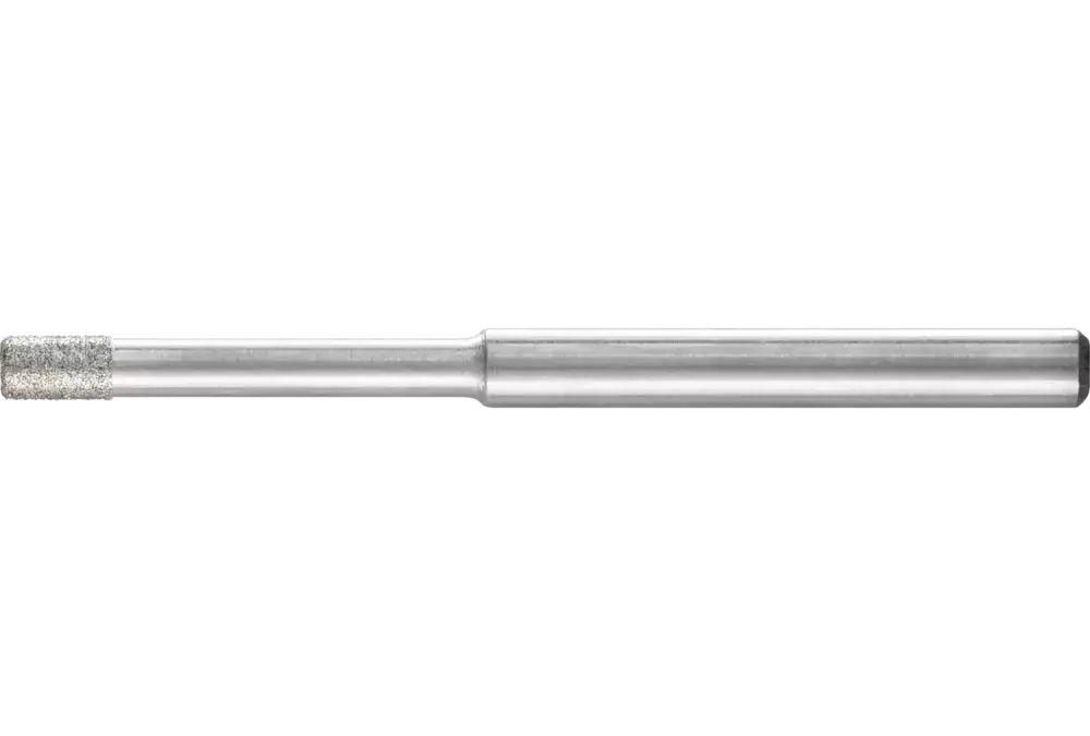 Diamentowa ściernica trzpieniowa cylindryczna Ø2,4 mm, trzpień Ø3 mm D91 (drobna) do szlifowania otworów/łuków 1