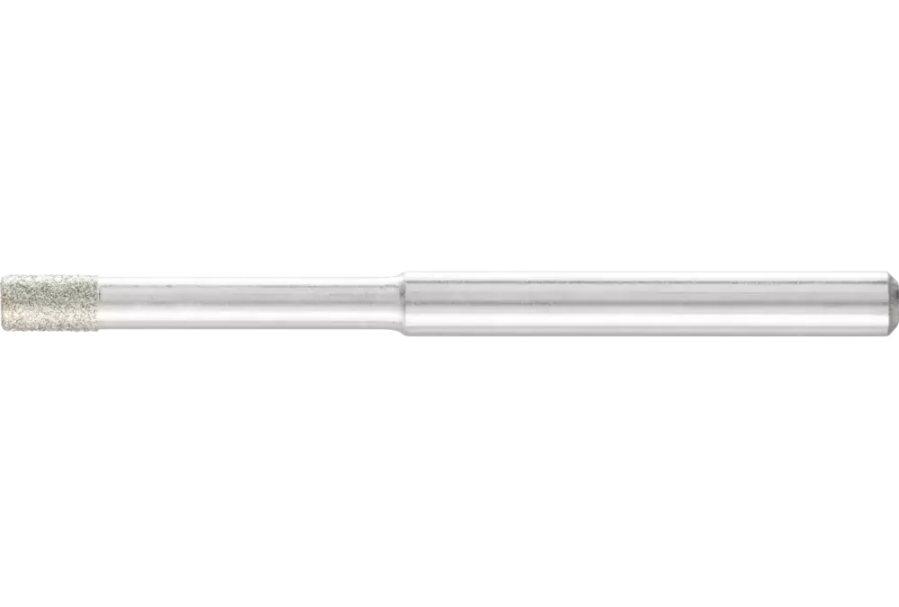 Diamentowa ściernica trzpieniowa cylindryczna Ø2,6 mm, trzpień Ø3 mm D91 (drobna) do szlifowania otworów/łuków 1