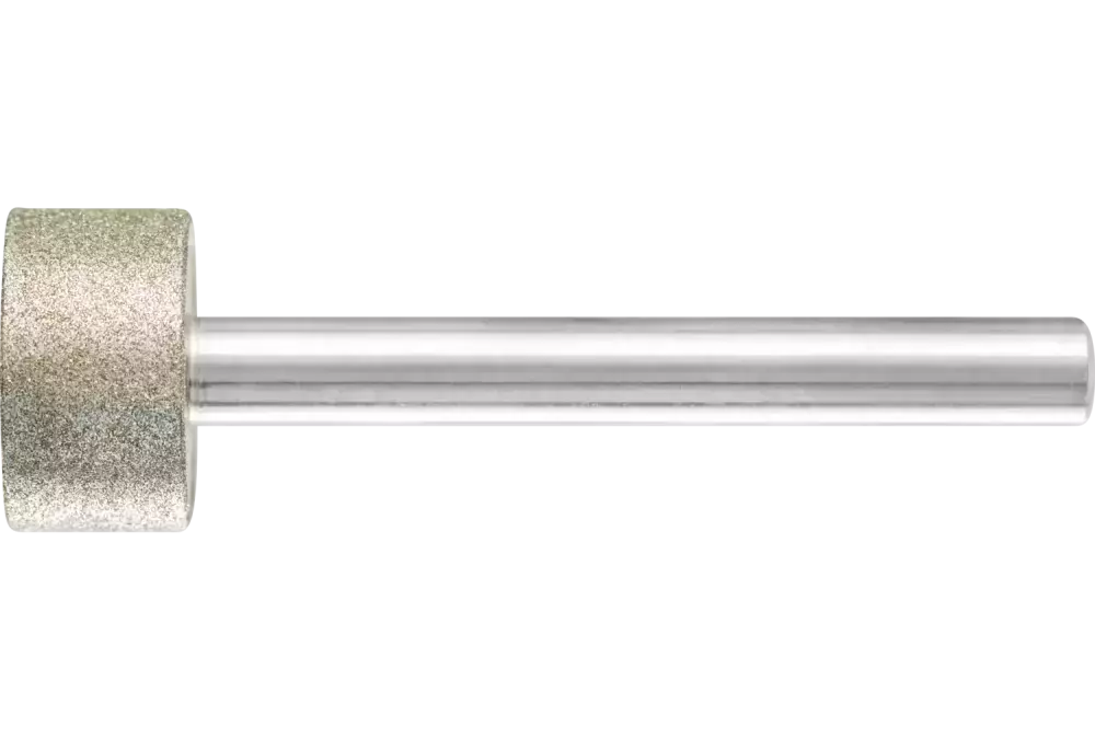 Diamentowa ściernica trzpieniowa cylindryczna Ø18 mm, trzpień Ø6 mm D126 (średnia) do szlifowania otworów/łuków 1