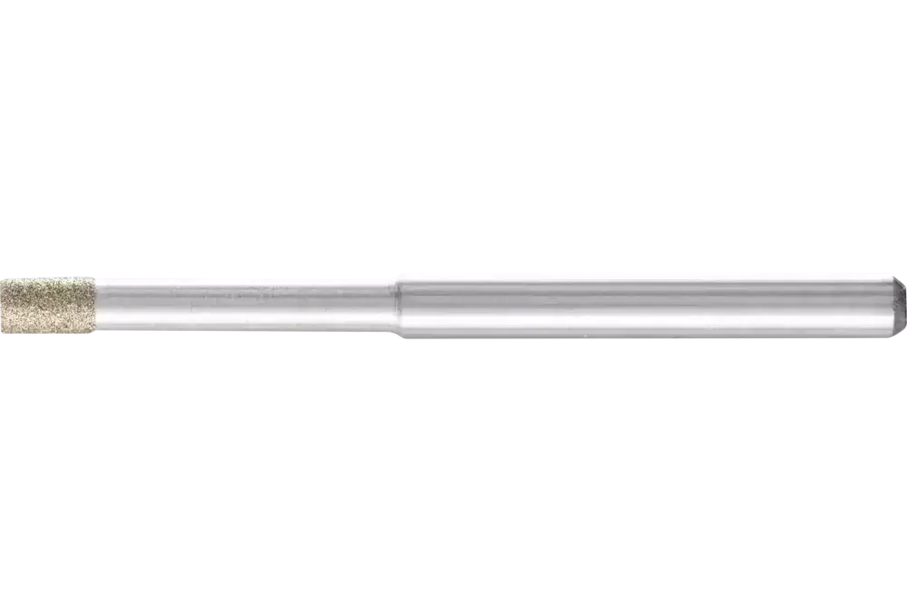 Ściernica trzpieniowa CBN walcowa Ø 2,6 mm trzpień Ø 3 mm B64 (drobna) do szlifowania otworów/łuków 1