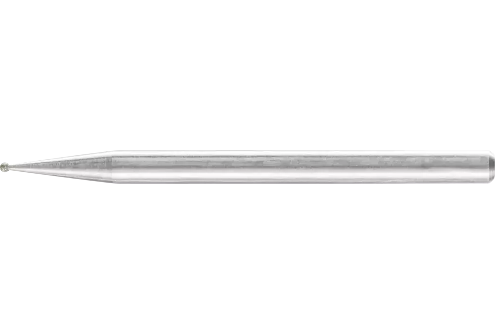 Diamentowa ściernica stożkowa Ø 1,0 mm, trzpień Ø 3 mm D64 (drobna) do grawerowania i usuwania gratów 1