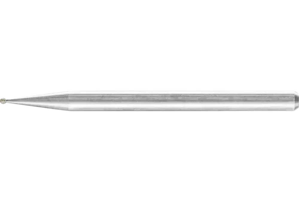 Diamentowa ściernica stożkowa Ø 1,0 mm, trzpień Ø 3 mm D91 (drobna) do grawerowania i usuwania gratów 1