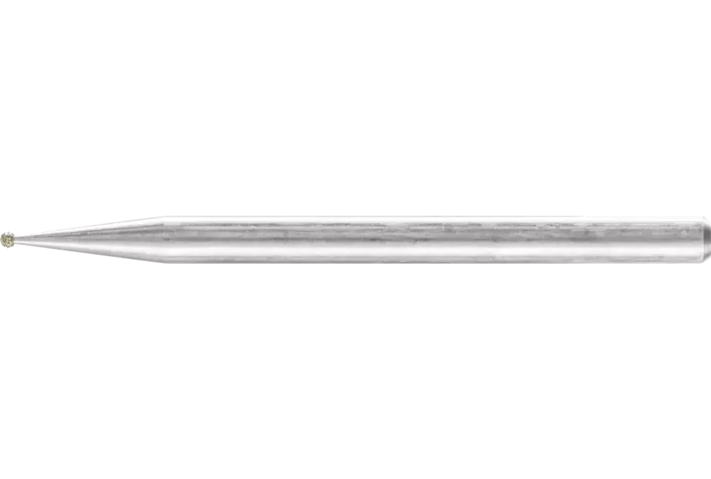 Diamentowa ściernica stożkowa Ø 1,0 mm, trzpień Ø 3 mm D126 (średnia) do grawerowania i usuwania gratów 1