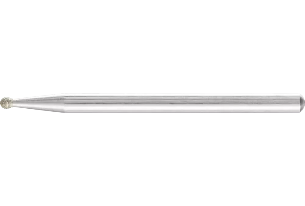 Diamentowa ściernica stożkowa Ø 2,0 mm, trzpień Ø 3 mm D64 (drobna) do grawerowania i usuwania gratów 1