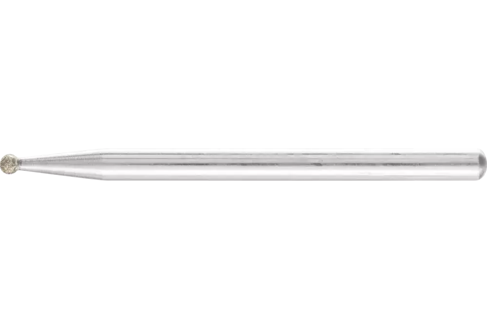 Diamentowa ściernica stożkowa Ø 2,0 mm, trzpień Ø 3 mm D91 (drobna) do grawerowania i usuwania gratów 1