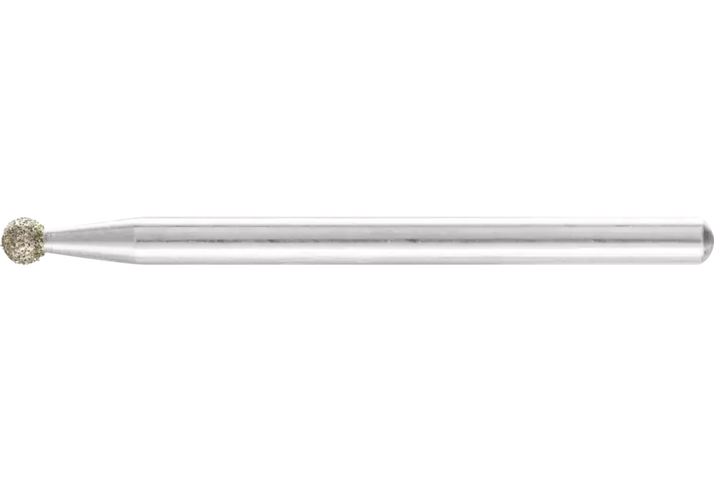 Diamentowa ściernica stożkowa Ø 3,0 mm, trzpień Ø 3 mm D181 (zgrubna) do grawerowania i usuwania gratów 1