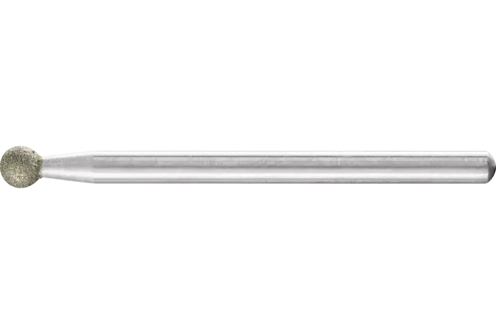 Diamentowa ściernica stożkowa Ø4,0 mm, trzpień Ø3 mm D91 (drobna) do grawerowania i usuwania gratów 1