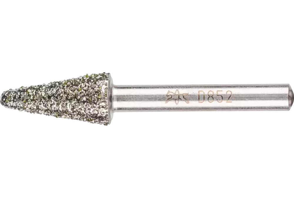 Diamentowa ściernica stożkowa 12 × 25 × 6 mm D852 do szlifowania żeliwa szarego i sferoidalnego 1