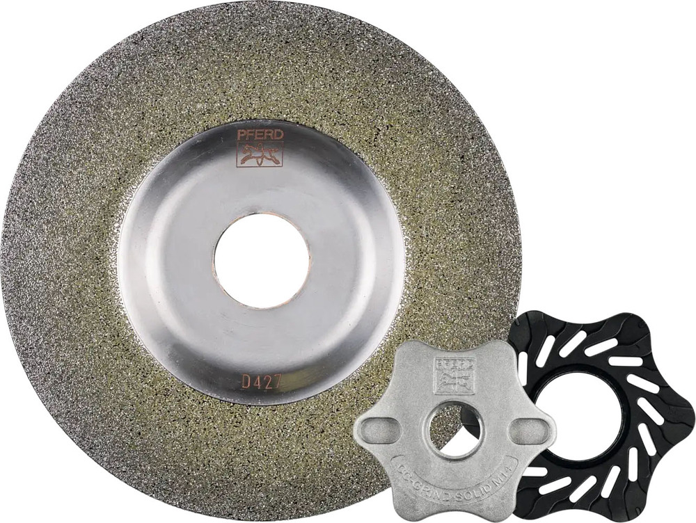 Diamentowe ściernice do szlifowania CC-GRIND SOLID DIAMOND 125×22,23 D427 grube Pferd 36612542 1