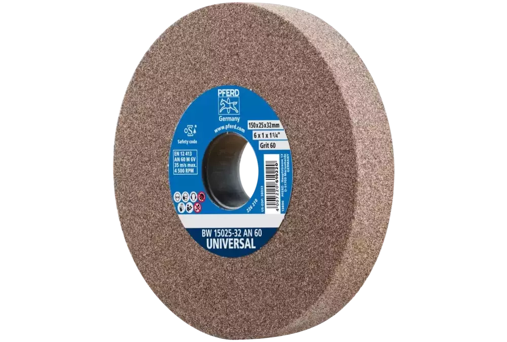 Kamień szlifierski Ø 150 × 25 mm otwór Ø 32 mm A60 do uniwersalnych prac szlifierskich 1