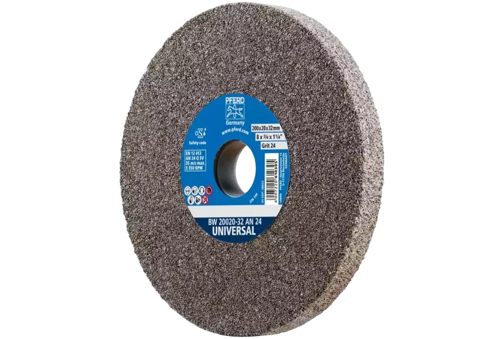Kamień szlifierski Ø 200 × 20 mm otwór Ø 32 mm A24 do uniwersalnych prac szlifierskich 1