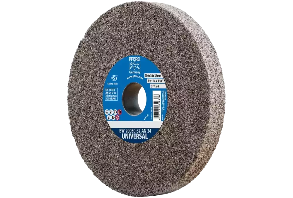 Kamień szlifierski Ø 200 × 30 mm otwór Ø 32 mm A24 do uniwersalnych prac szlifierskich 1