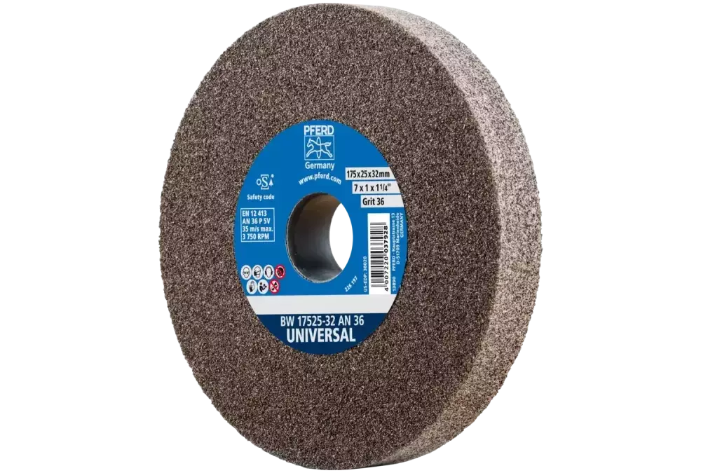 Kamień szlifierski Ø 175 × 25 mm otwór Ø 32 mm A36 do uniwersalnych prac szlifierskich 1