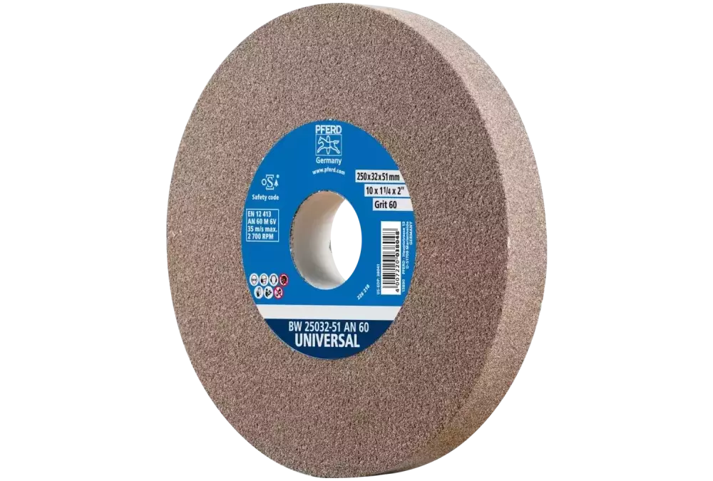 Kamień szlifierski Ø 250 × 32 mm otwór Ø 51 mm A60 do uniwersalnych prac szlifierskich 1