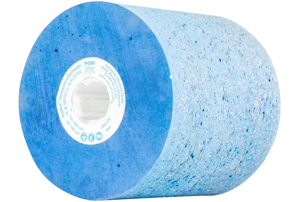 Walec Poliflex Ø 100 × 100 mm do otworu Ø 19 mm PU-STRUC SIC16 do nadawania struktury z napędem walców 1