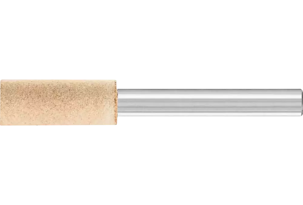 Ściernica trzpieniowa Poliflex kształt walcowy Ø 10 × 25 mm trzpień Ø 6 mm spoiwo LR A120 1