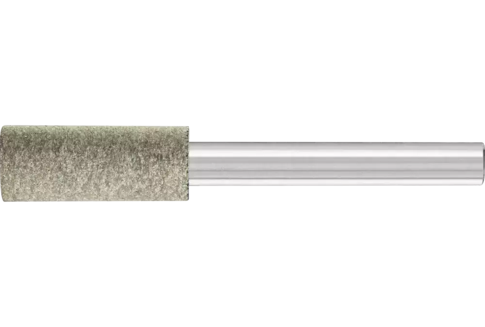 Ściernica trzpieniowa Poliflex kształt walcowy Ø 10 × 25 mm trzpień Ø 6 mm spoiwo LR twarda SIC/A60 1