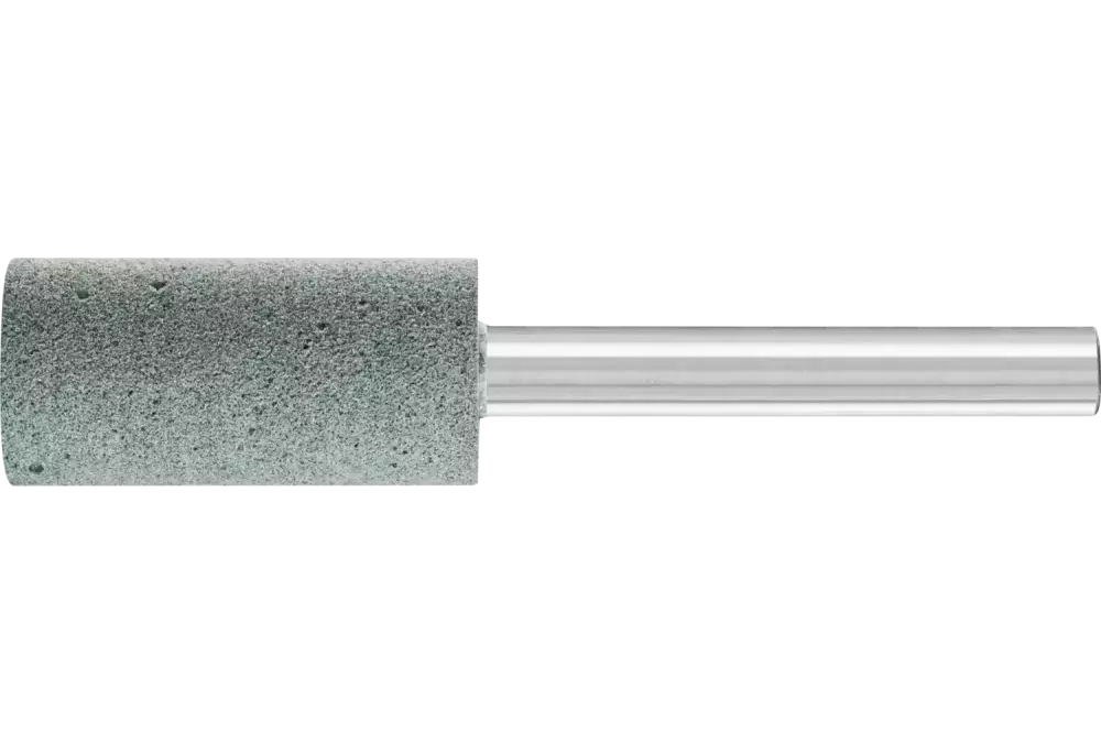 Ściernica trzpieniowa Poliflex kształt walcowy Ø 15 × 30 mm trzpień Ø 6 mm spoiwo PUR średnio twarda SIC150 1