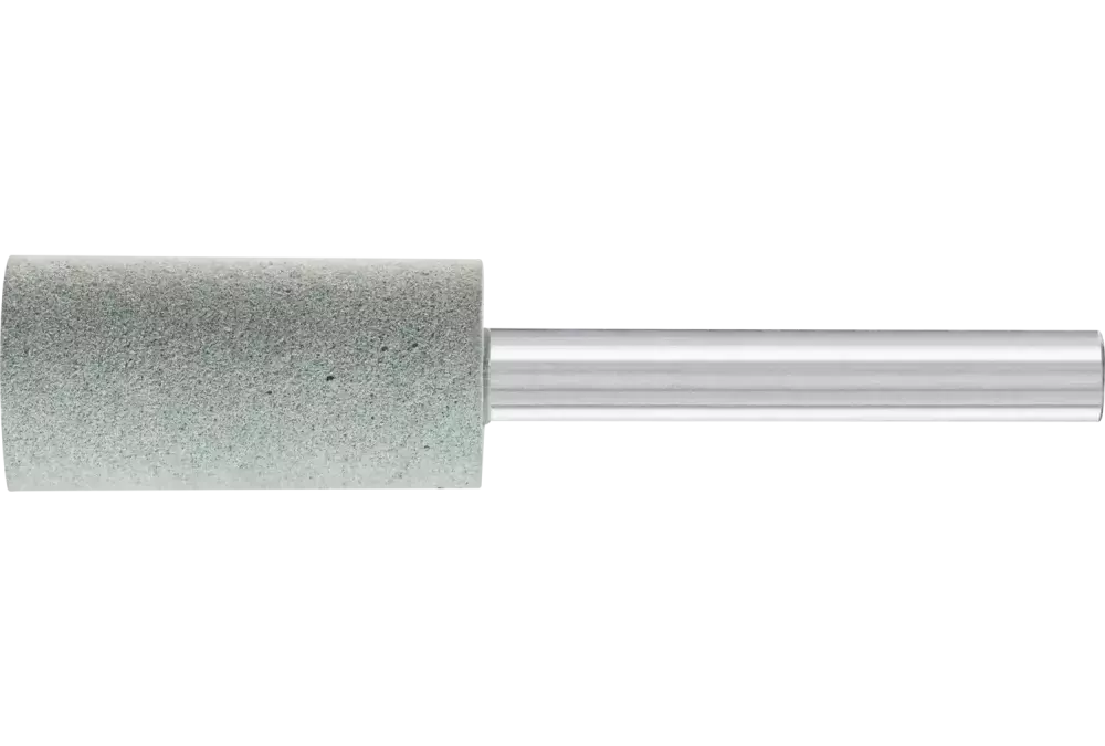 Ściernica trzpieniowa Poliflex kształt walcowy Ø 15 × 30 mm trzpień Ø 6 mm spoiwo PUR średnio twarda SIC220 1