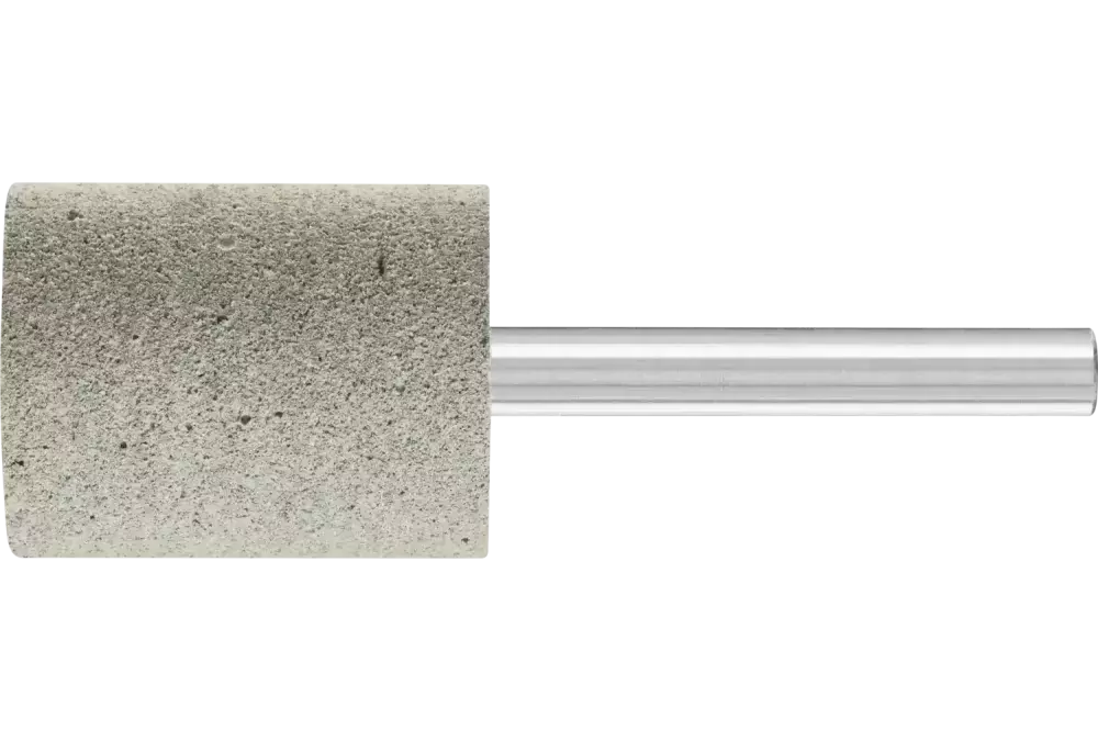 Ściernica trzpieniowa Poliflex kształt walcowy Ø 25 × 30 mm trzpień Ø 6 mm spoiwo PUR miękka SIC80 1