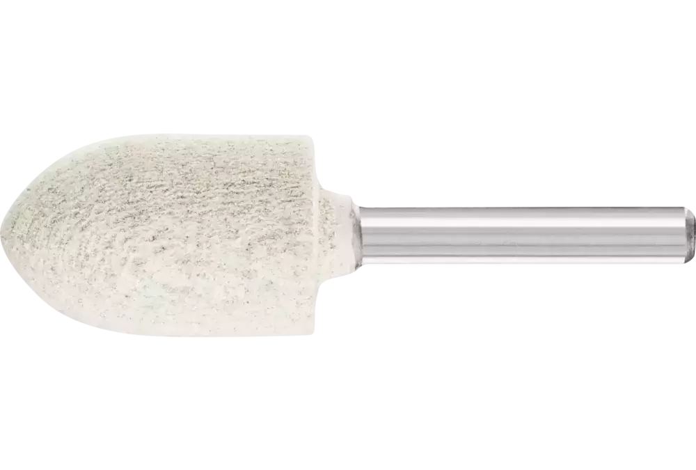 Ściernica trzpieniowa Poliflex kształt ostrostożkowy Ø 20 × 32 mm trzpień Ø 6 mm spoiwo TX A120 1