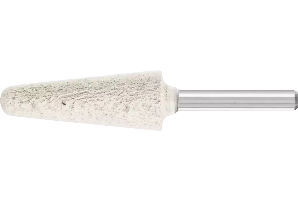 Ściernica trzpieniowa Poliflex kształt stożkowy Ø 16 × 45 mm trzpień Ø 6 mm spoiwo TX A80 1