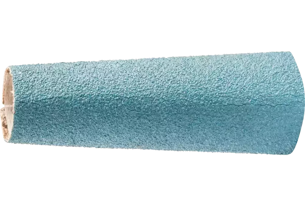 Opaska ścierna cyrkon GSB stożkowa Ø14-21 × 63 mm Z120 do szlifu zgrubnego na stali 1