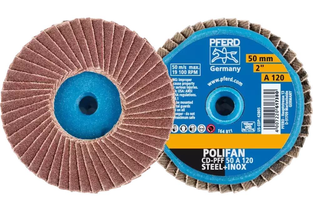 COMBIDISC Mini-POLIFAN Korund CD Ø 50 mm A120 do zastosowań uniwersalnych 1
