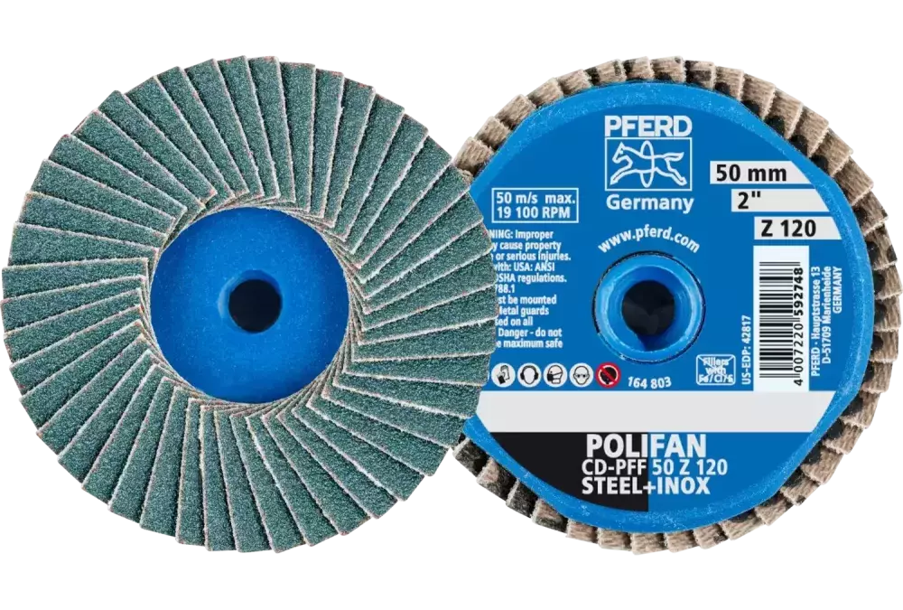 COMBIDISC Zirkon Mini-POLIFAN CD Ø 50 mm Z120 do stali hartowanej 1