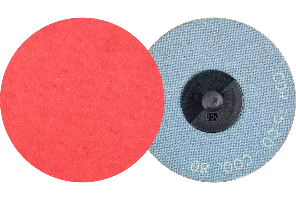 Tarcza ścierna COMBIDISC z ziarnem ceramicznym CDR Ø 75 mm CO-COOL80 do stali i stali nierdzewnej 1