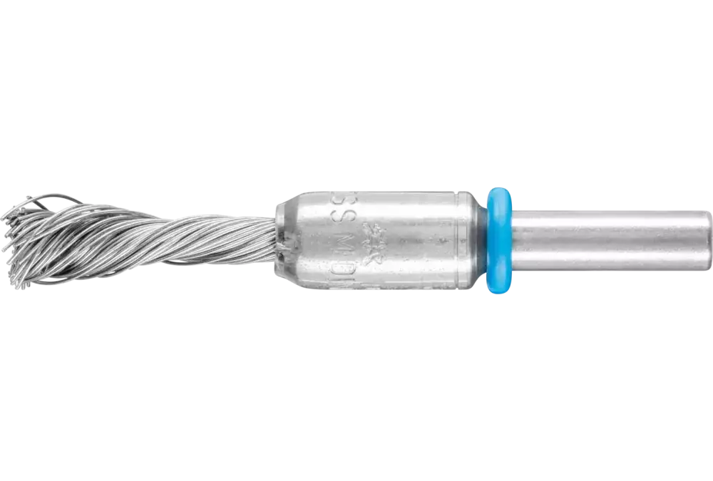 Pleciona szczotka-pędzelek SINGLETWIST INOX-TOTAL PBGSIT Ø10 mm trzpień Ø6 mm drut ze stali nierdzewnej Ø0,35 1