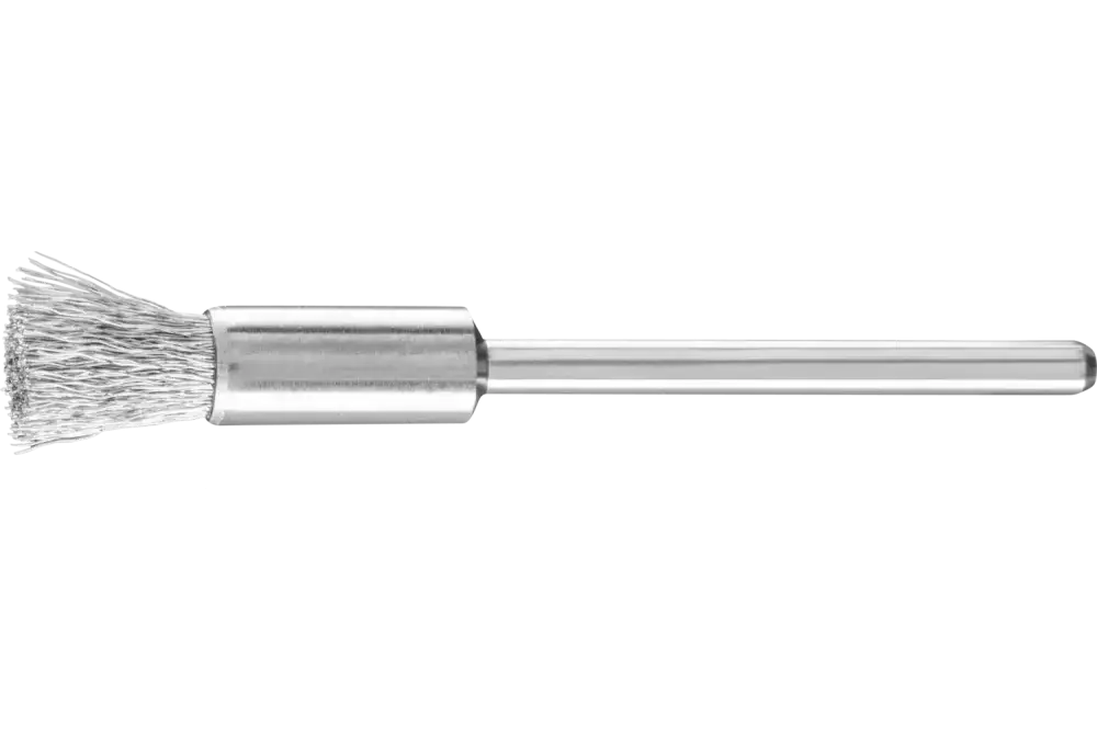 Miniaturowa szczotka-pędzelek PBU Ø5 mm trzpień Ø2,34 mm drut stalowy Ø0,10 1