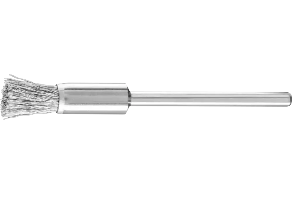 Miniaturowa szczotka-pędzelek PBU Ø5 mm trzpień Ø2,34 mm drut ze stali nierdzewnej Ø0,10 1