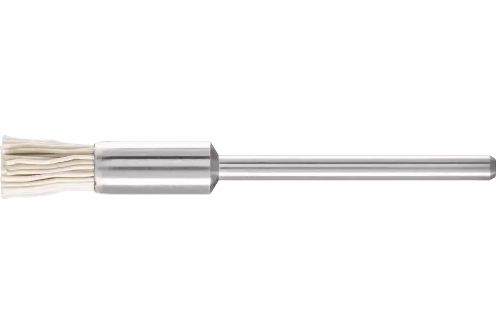Miniaturowa szczotka-pędzelek PBU Ø5 mm trzpień Ø2,34 mm włókno z tlenku glinu Ø0,30 ziarno 600 1