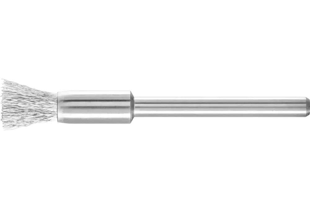 Miniaturowa szczotka-pędzelek PBU Ø5 mm trzpień Ø3 mm drut stalowy Ø0,10 1