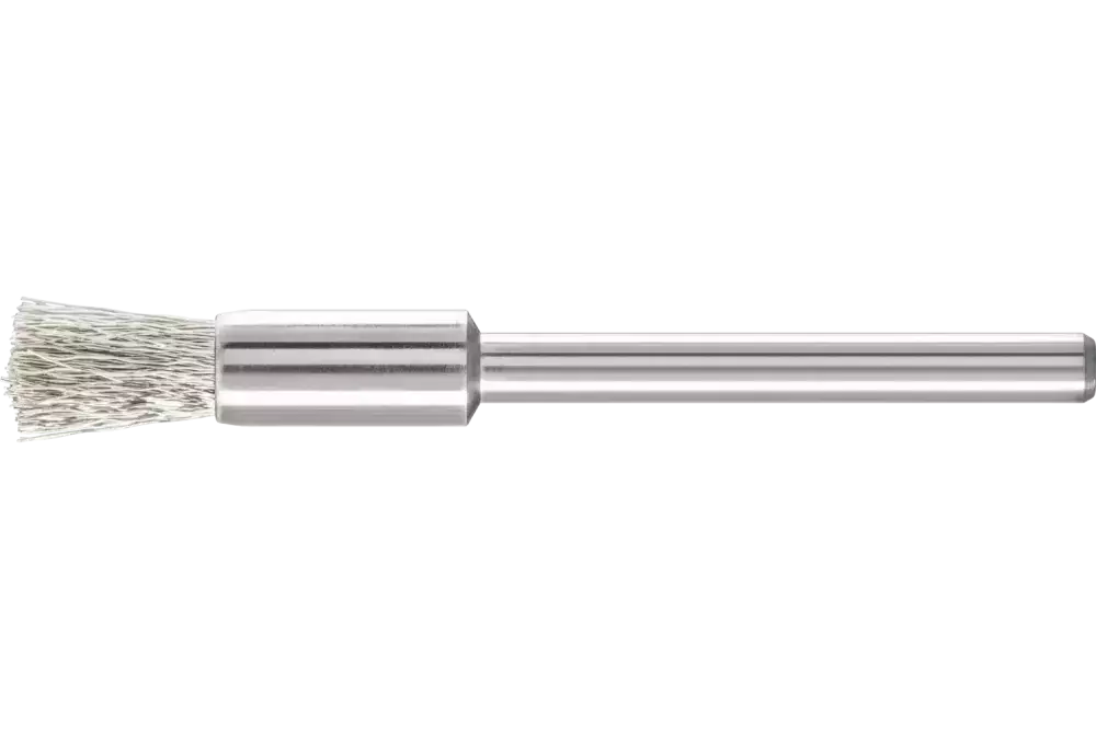 Miniaturowa szczotka-pędzelek PBU Ø5 mm trzpień Ø3 mm drut ze stali nierdzewnej Ø0,10 1