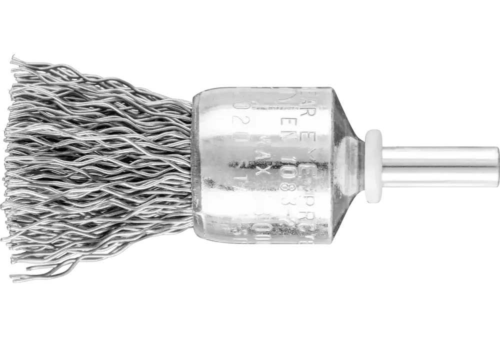 Niepleciona szczotka-pędzelek PBU Ø20 mm trzpień Ø6 mm drut stalowy Ø0,50 mm 1