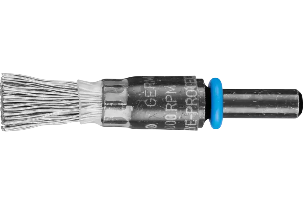 Niepleciona szczotka-pędzelek PBU Ø10 mm trzpień Ø6 mm drut ze stali nierdzewnej Ø0,35 1