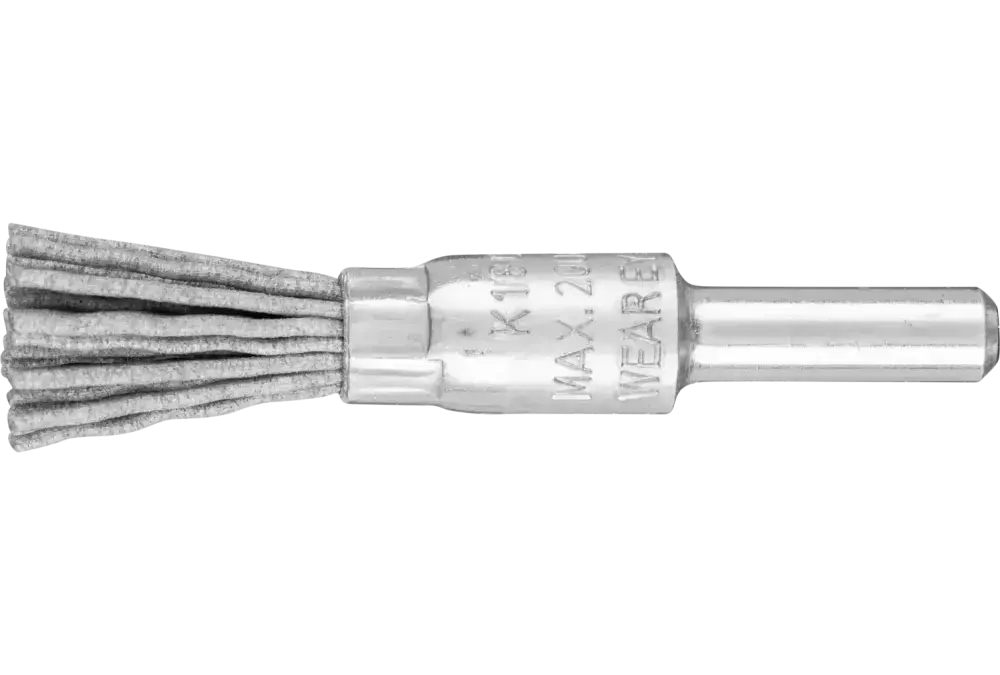 Niepleciona szczotka-pędzelek PBU Ø10 mm trzpień Ø6 mm włókno SiC Ø0,90 ziarno 180 1