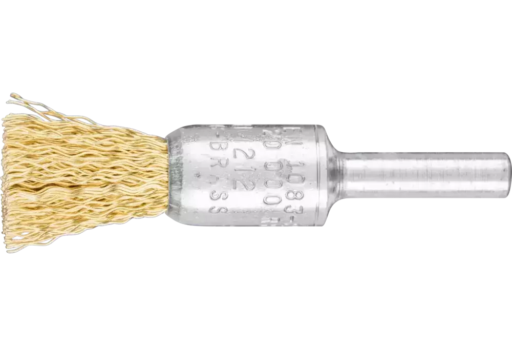 Niepleciona szczotka-pędzelek PBU Ø13 mm trzpień Ø6 mm drut mosiężny Ø0,30 1